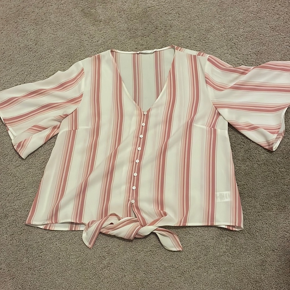 Lush Striped Blouse